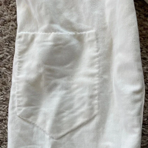 Vintage US NAVY Military Sailor White Long Sleeve Uniform Shirt Stencil Print - Picture 5 of 14